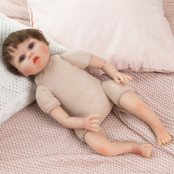 Мягконабивная кукла Реборн девочка Эмили 55 см-8